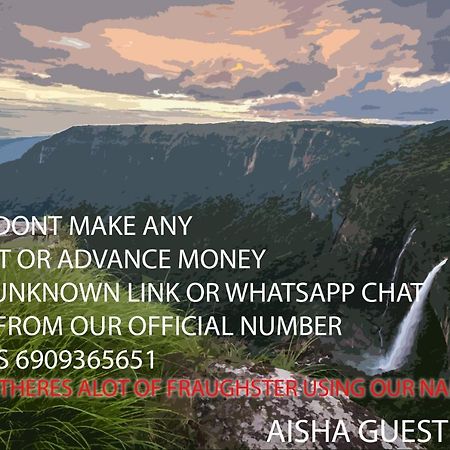 Aisha Guest House Bed & Breakfast Cherrapunji Exterior foto
