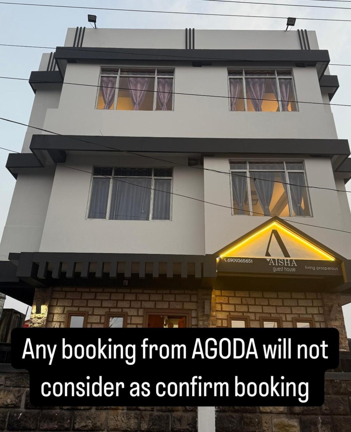 Aisha Guest House Bed & Breakfast Cherrapunji Exterior foto